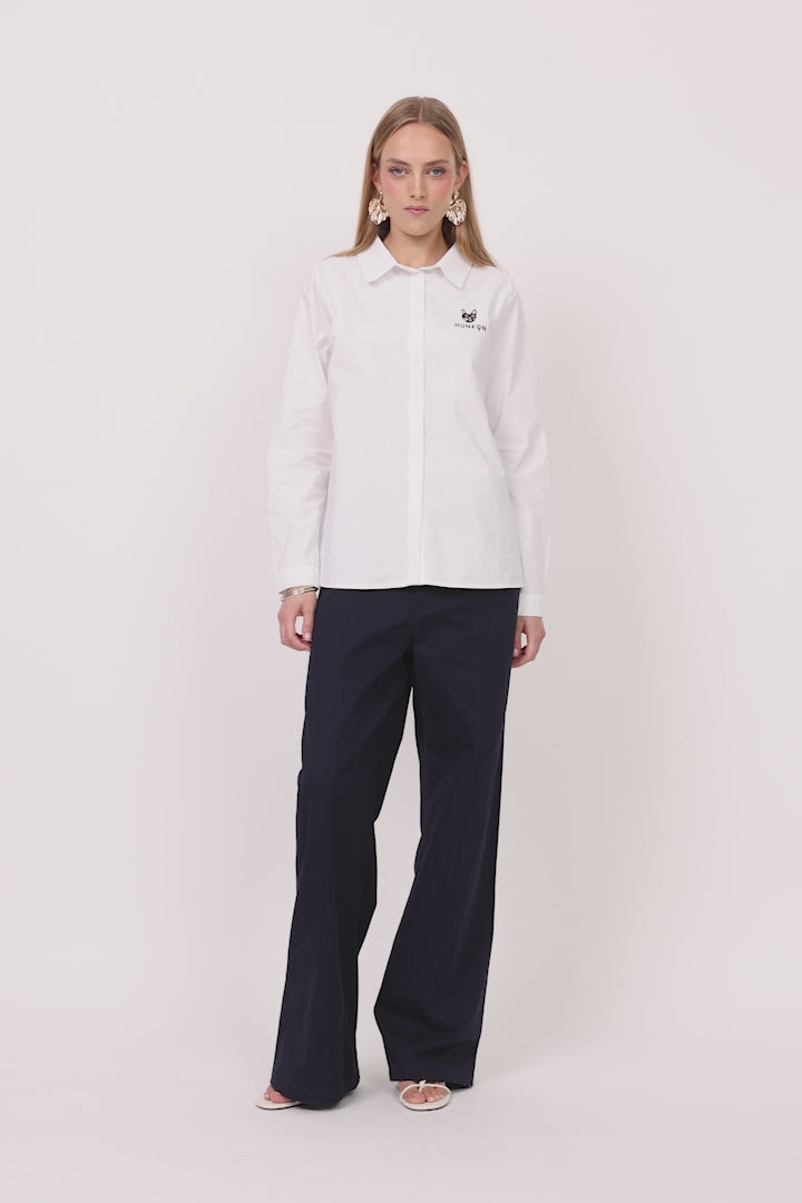HUNKØN Esme Shirt Shirts White