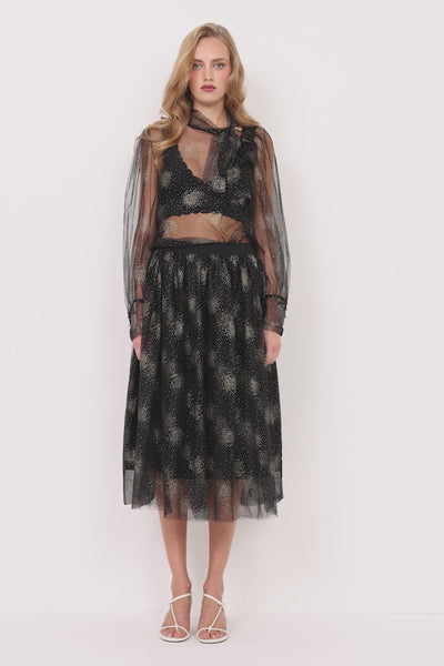 HUNKØN Huxi Blouse Blouses Black