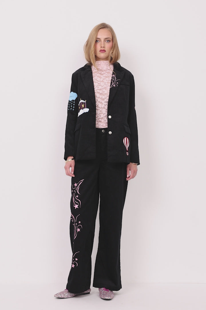 HUNKØN Nadine Blazer Jackets Black
