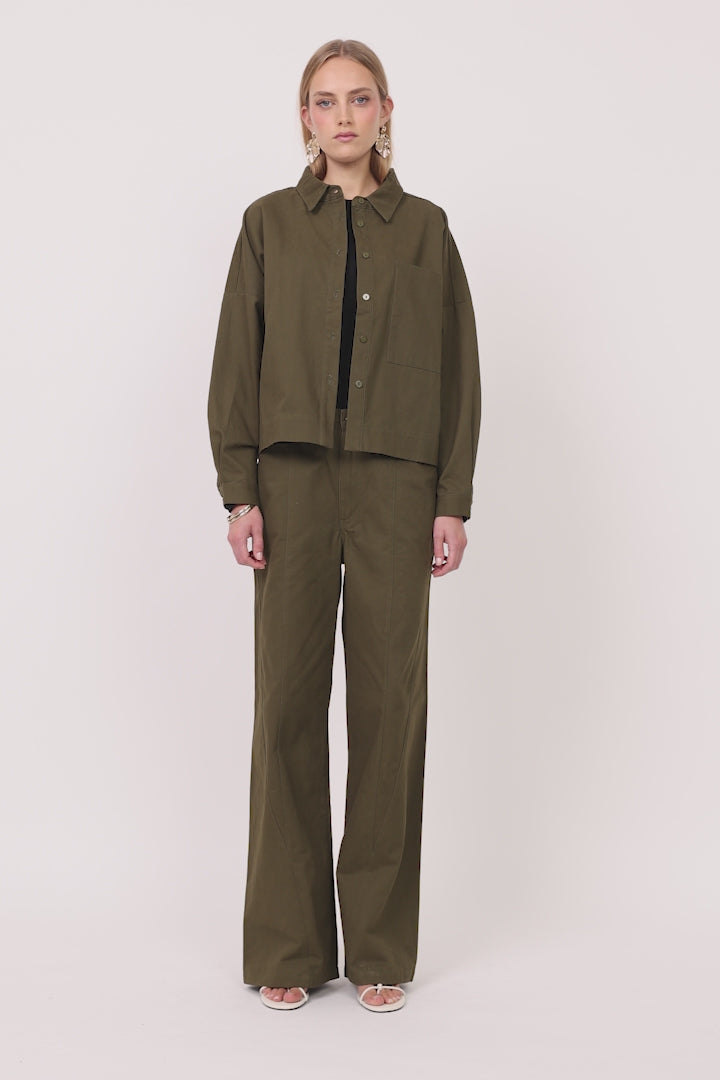 HUNKØN Camden Trousers Trousers Hunter Green