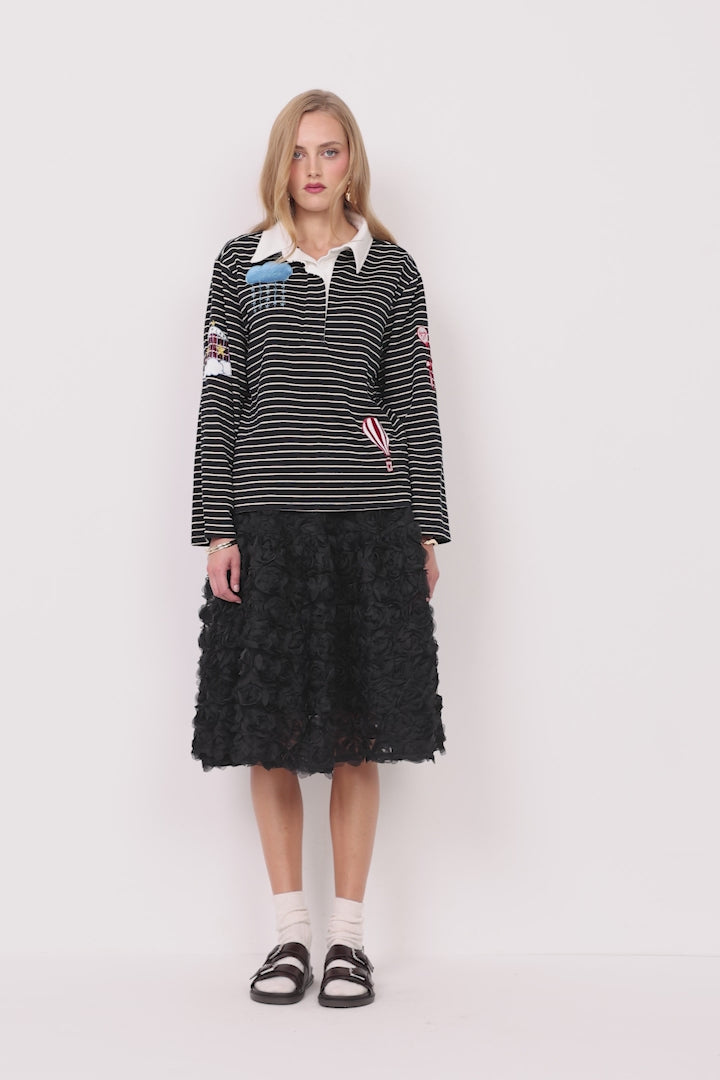 HUNKØN Marianne Skirt Skirts Black