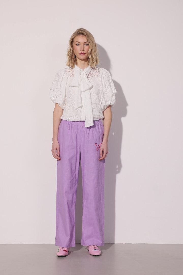 HUNKØN Nina Trousers Trousers Lavender