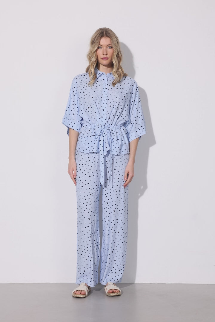 HUNKØN Kris Trousers Trousers Blue