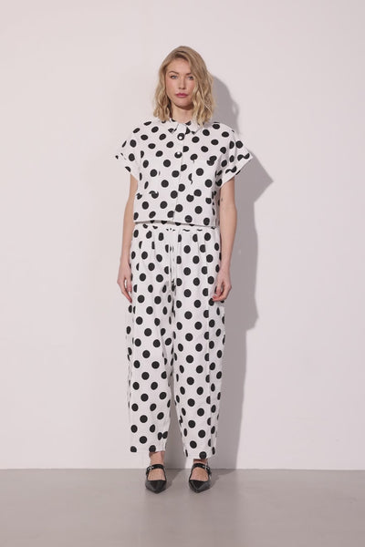 HUNKØN Divina Shirt Shirts White w/ dots
