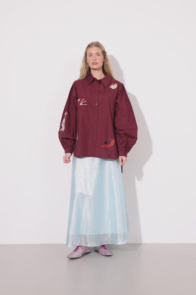 HUNKØN Sasha Shirt Shirts Oxblood